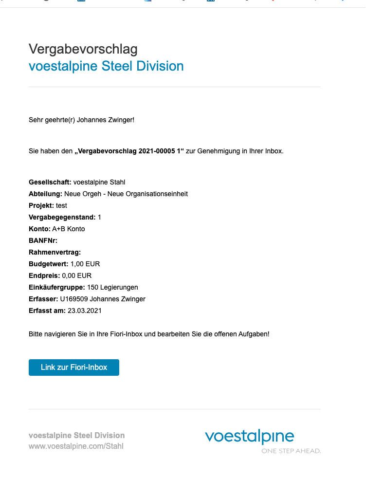 voestalpine Mail